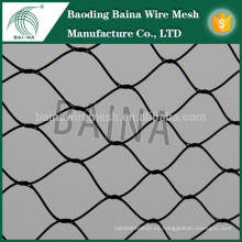 Venta al por mayor de acero inoxidable Black Rope Mesh En 2015